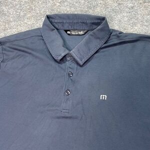 Travis Mathew Polo Shirt Mens XL Gray Golf‎ Casual Athleisure Performance